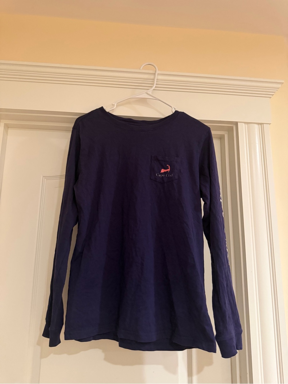 Cape Cod Long-Sleeve Pocket Tee - Navy